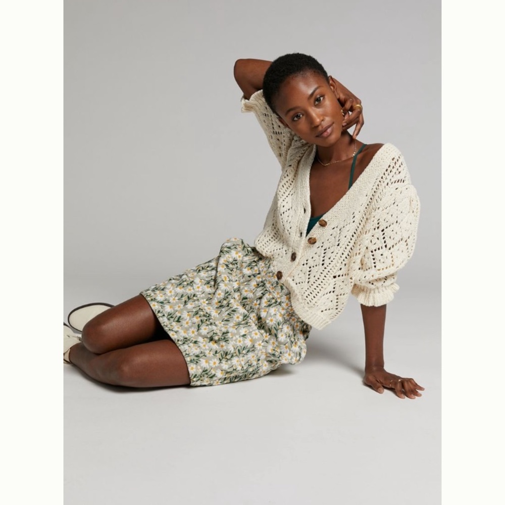 Anthropologie worn once. Length 24 width 20 inches flat. 82% cotton 18% nylon